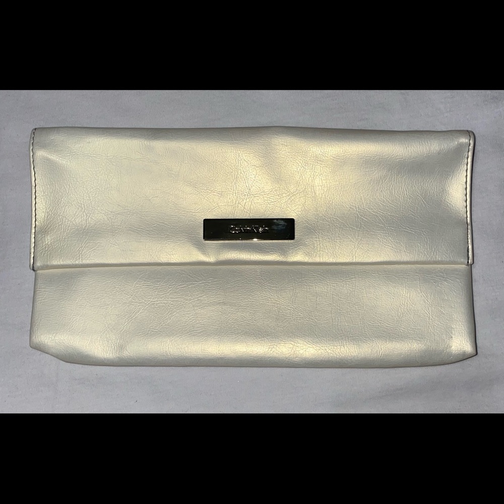 Pearlescent Calvin Klein Clutch